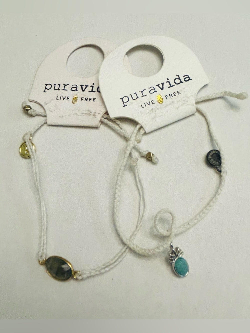 Pura Vida set of bracelets with stones